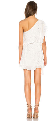 Krisa One Shoulder Ruffle Mini Dress