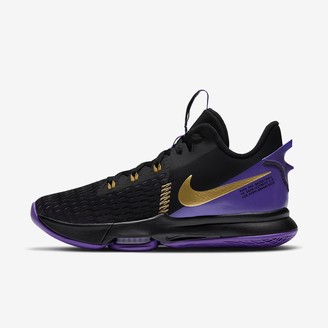 black and gold basketball shoes