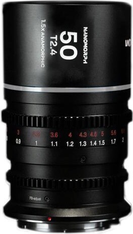 Venus Optics Venus Laowa Nanomorph 50mm T2.4 1.5x S35 Anamorphic Lens for Micro Four Thirds, Silver Flare