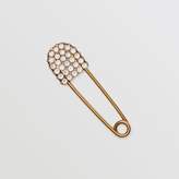 Thumbnail for your product : Burberry Crystal and Bronze Kilt Pin