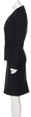 Dolce & Gabbana Wool Knee-Length Skirt Suit