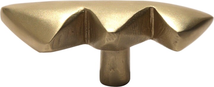 Noah Spencer Brass Hardware Elemental Hold 'mountains' Pull