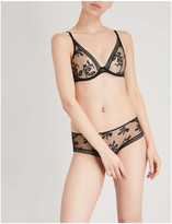 Thumbnail for your product : Passionata Fall in Love plunge mesh push-up bra