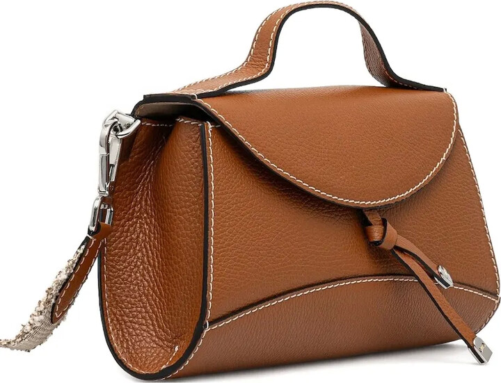 GIANNI CHIARINI Leather Knot-Detail Cross-Body Bag