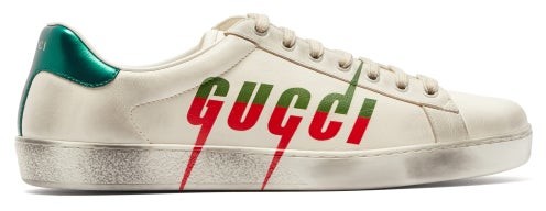 men's ace sneaker with gucci blade
