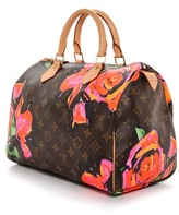 Thumbnail for your product : WGACA What Goes Around Comes Around Louis Vuitton Roses Speedy Satchel