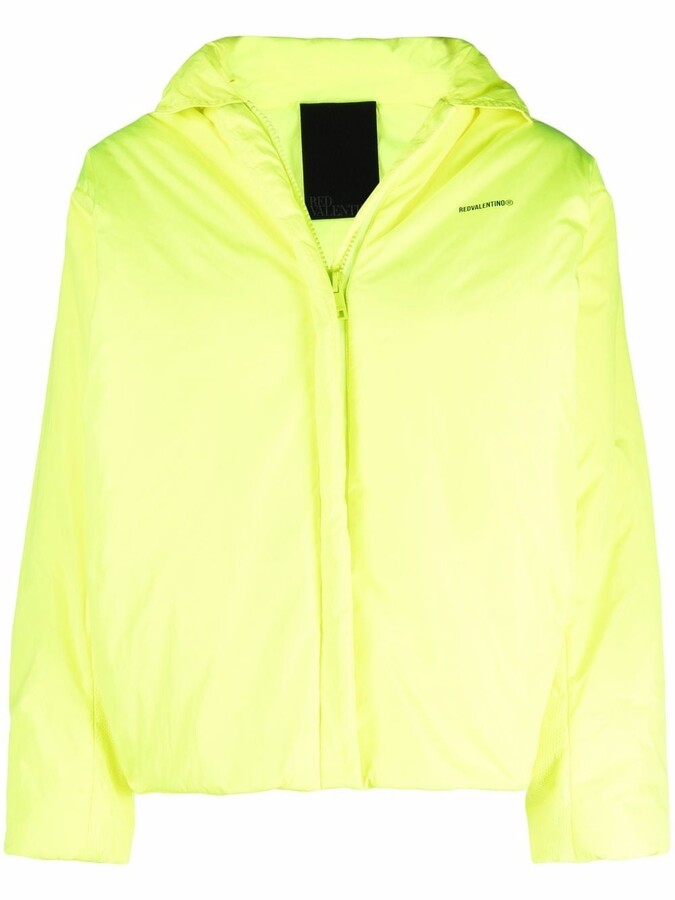 neon yellow track jacket