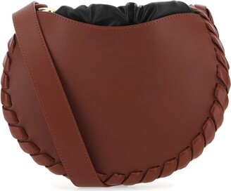 Chloe Biscuit Leather Small Mate Crossbody Bag