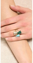 Thumbnail for your product : Magid Sarah Mini Reconsituted Cone Rings