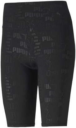Puma Womens Be Bold Brave 9in Bike Shorts Black S