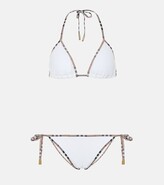 Thumbnail for your product : Burberry Vintage Check triangle bikini