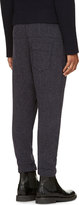 Thumbnail for your product : Robert Geller Navy Wool Knit Richard Lounge Pants