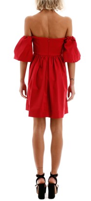 Pinko Off-shoulder Mini Dress