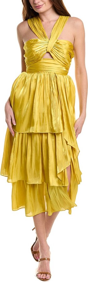 Cinq à Sept Malia Tiered Midi Dress