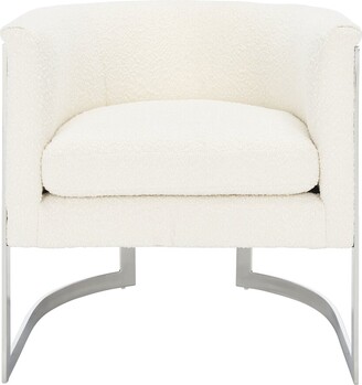 Safavieh Couture Gabby Boucle Barrel Back Accent Chair