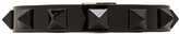 Thumbnail for your product : Valentino Small Rockstud Calfskin Bracelet in Black