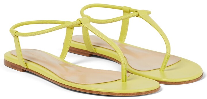 Yellow Thong Sandals | Shop the world's largest collection of fashion |  ShopStyle