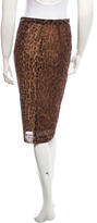 Thumbnail for your product : Dolce & Gabbana Cheetah Print Skirt