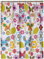 Thumbnail for your product : Kassatex Bambini Printed Shower Curtain Butterflies