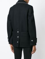 Thumbnail for your product : Alexander Wang press stud fastened coat