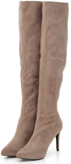 Rienda リエンダ Fit Fスエードニーハイブーツ Shopstyle Boots