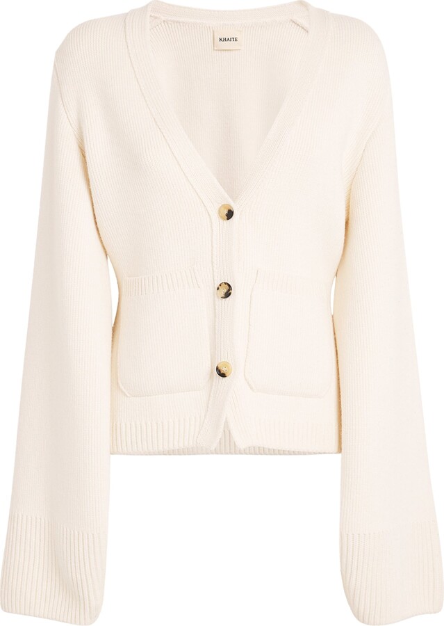 KHAITE Cashmere Scarlet Cardigan