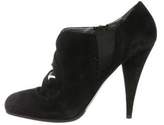 Thumbnail for your product : Miu Miu Suede Ankle Boots Black Suede Ankle Boots