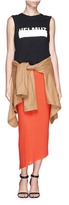 Thumbnail for your product : Nobrand Asymmetric wrap jersey skirt