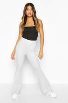 Thumbnail for your product : boohoo High Waist Flare Loopback Jogger