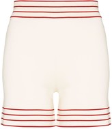 Thumbnail for your product : ODYSSEE Stripe Trim Knit Shorts