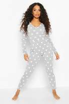 Thumbnail for your product : boohoo Petite Star Print Button Up Onesie