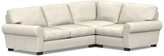 Thumbnail for your product : Pottery Barn Turner Roll Arm Leather 3-Piece Sectional