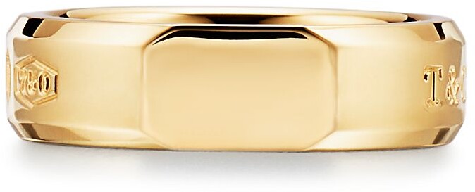 Tiffany 1837™ Makers medium slice ring in 18k gold, mm