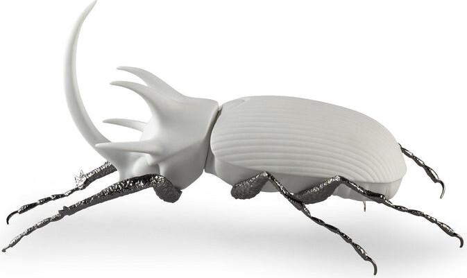 Lladro Rhinoceros Beetle Figurine