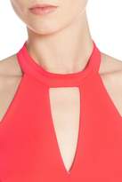 Thumbnail for your product : Amanda Uprichard Cecily Keyhole Halter Fit & Flare Dress