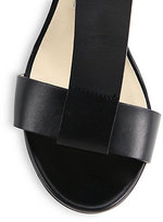 Thumbnail for your product : Jimmy Choo Maxy Leather T-Strap Platform Wedge Sandals