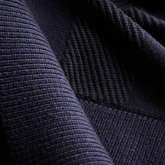 Burberry Shawl Collar Check-knit Wool Silk Blend Jacket