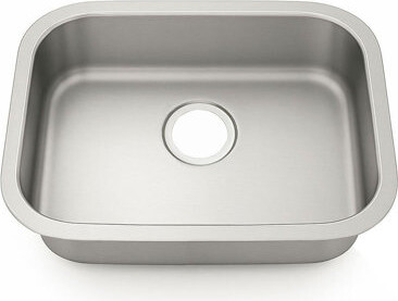 Orlando 23"x18"x5" Undermount 18 Gauge Stainless Steel Single Bowl Ada Kitchen Sink