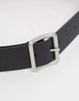 Thumbnail for your product : Retro Luxe London Retro Luxe Square buckle leather jeans belt