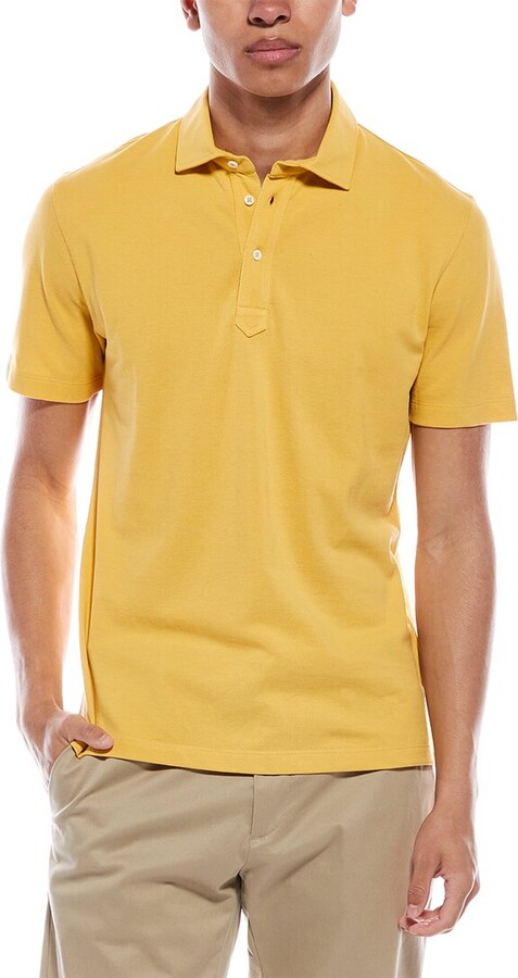 Brunello Cucinelli Regular Fit Pique Polo Shirt
