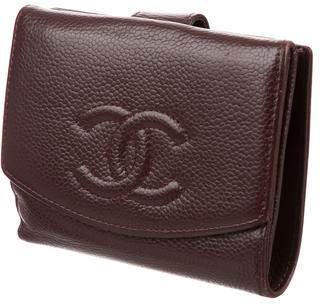 Chanel Caviar Timeless Compact Wallet