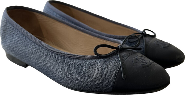 Chanel Tweed ballet flats - ShopStyle