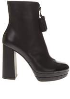 Thumbnail for your product : Hogan Black Leather Platform Boots