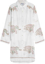 Thumbnail for your product : Juliet Dunn Embellished Cotton Shirt