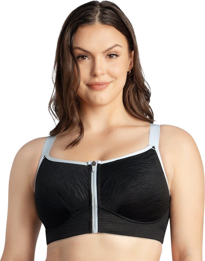 Parfait Wave Front Zipper Sports Bra