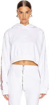 Thumbnail for your product : Frankie B. Kylie Cropped Sport Hoodie in White | FWRD