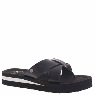 white rocket dog flip flops