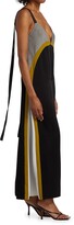Thumbnail for your product : Proenza Schouler Pieced Hammered Satin Dress