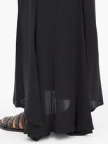 Thumbnail for your product : Ann Demeulemeester Asymmetric-hem Georgette Maxi Skirt - Black