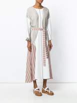 Thumbnail for your product : Esteban Cortazar contrast belted midi dress